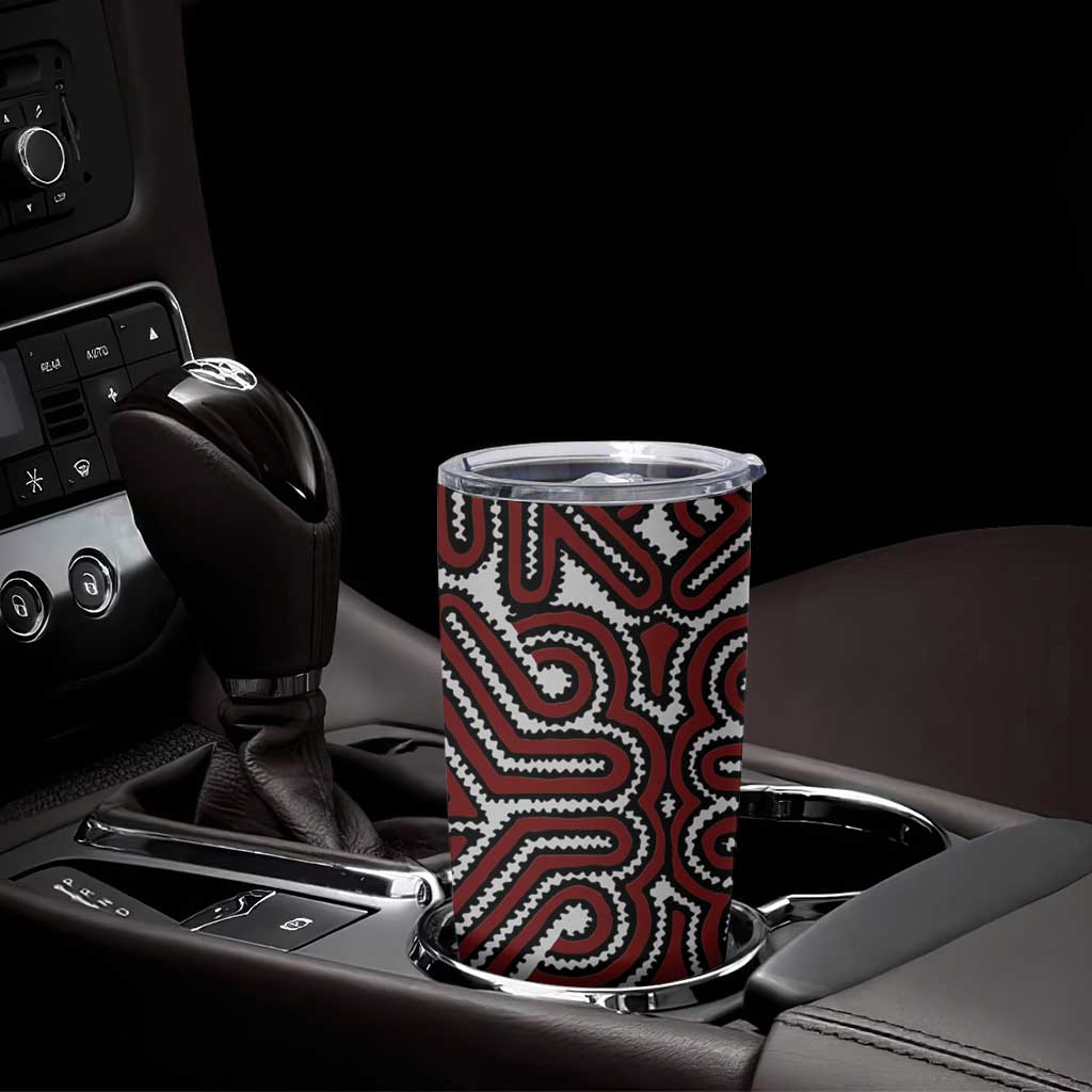 Papua New Guinea Oro Tapa Motif Tumbler Cup Special LT7 - Polynesian Pride