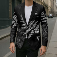 New Zealand Lawn Bowls Personalized Blazer Wrap-Around Silver Fern - Polynesian Pride