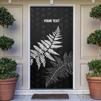 New Zealand Lawn Bowls Personalized Door Cover Wrap-Around Silver Fern - Polynesian Pride