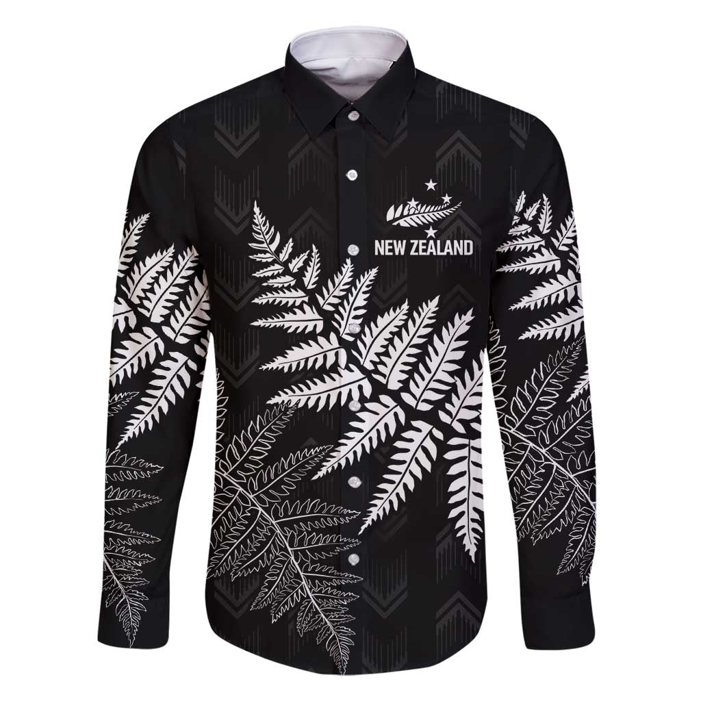 New Zealand Lawn Bowls Personalized Family Matching Long Sleeve Bodycon Dress and Hawaiian Shirt Wrap-Around Silver Fern - Polynesian Pride