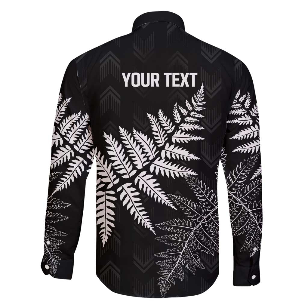 New Zealand Lawn Bowls Personalized Family Matching Long Sleeve Bodycon Dress and Hawaiian Shirt Wrap-Around Silver Fern - Polynesian Pride