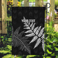 New Zealand Lawn Bowls Personalized Garden Flag Wrap-Around Silver Fern - Polynesian Pride