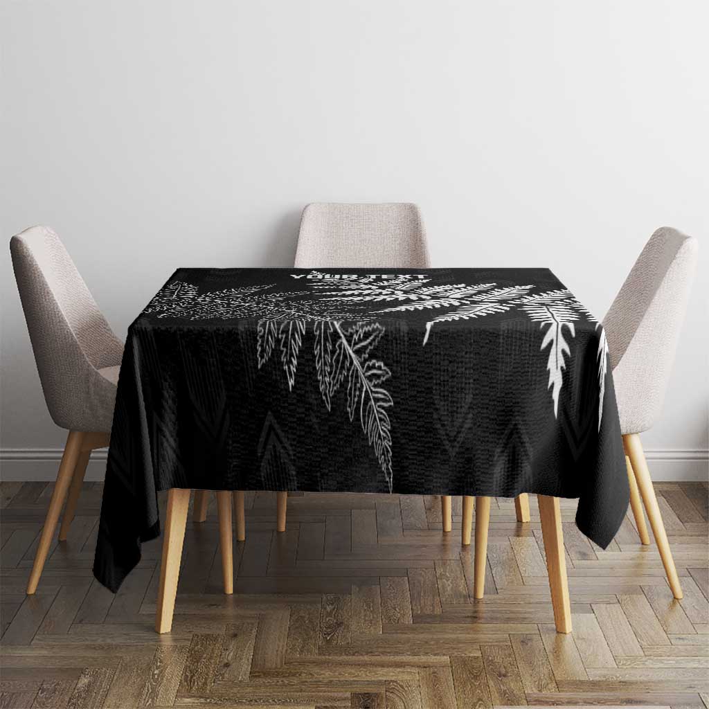 New Zealand Lawn Bowls Personalized Tablecloth Wrap-Around Silver Fern - Polynesian Pride
