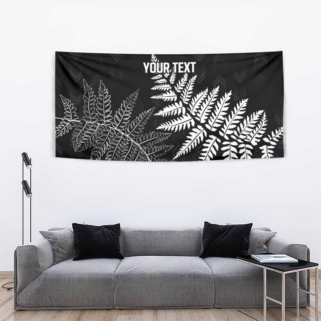 New Zealand Lawn Bowls Personalized Tapestry Wrap-Around Silver Fern - Polynesian Pride