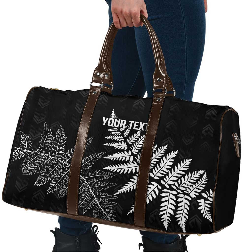 New Zealand Lawn Bowls Personalized Travel Bag Wrap-Around Silver Fern - Polynesian Pride