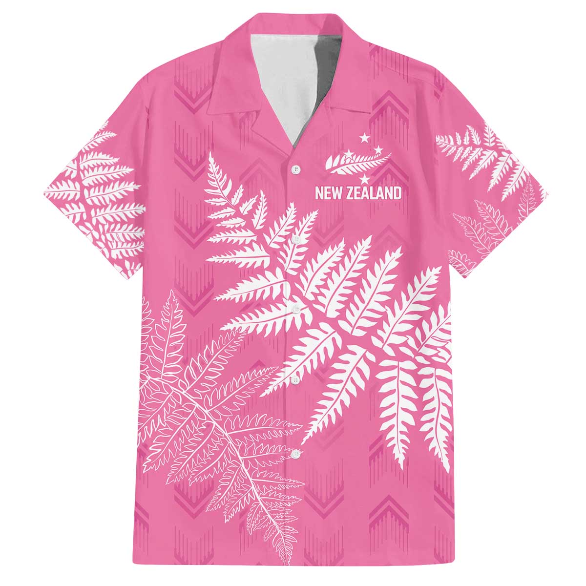 New Zealand Lawn Bowls Breast Cancer Personalized Family Matching Off The Shoulder Long Sleeve Dress and Hawaiian Shirt Wrap-Around Silver Fern - Polynesian Pride
