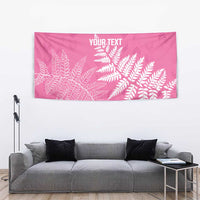 New Zealand Lawn Bowls Breast Cancer Personalized Tapestry Wrap-Around Silver Fern - Polynesian Pride