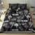 Aloha Vintage Quilt Bedding Set Hawaiian Seamless - Black LT7 - Polynesian Pride