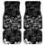 Aloha Vintage Quilt Car Mats Hawaiian Seamless - Black LT7 Black - Polynesian Pride