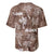 Aloha Vintage Quilt Baseball Jersey Hawaiian Seamless - Brown LT7 - Polynesian Pride