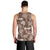 Aloha Vintage Quilt Men Tank Top Hawaiian Seamless - Brown LT7 - Polynesian Pride