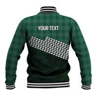 Rainbow Warriors Hawaii Personalized Palaka Baseball Jacket LT7 - Polynesian Pride