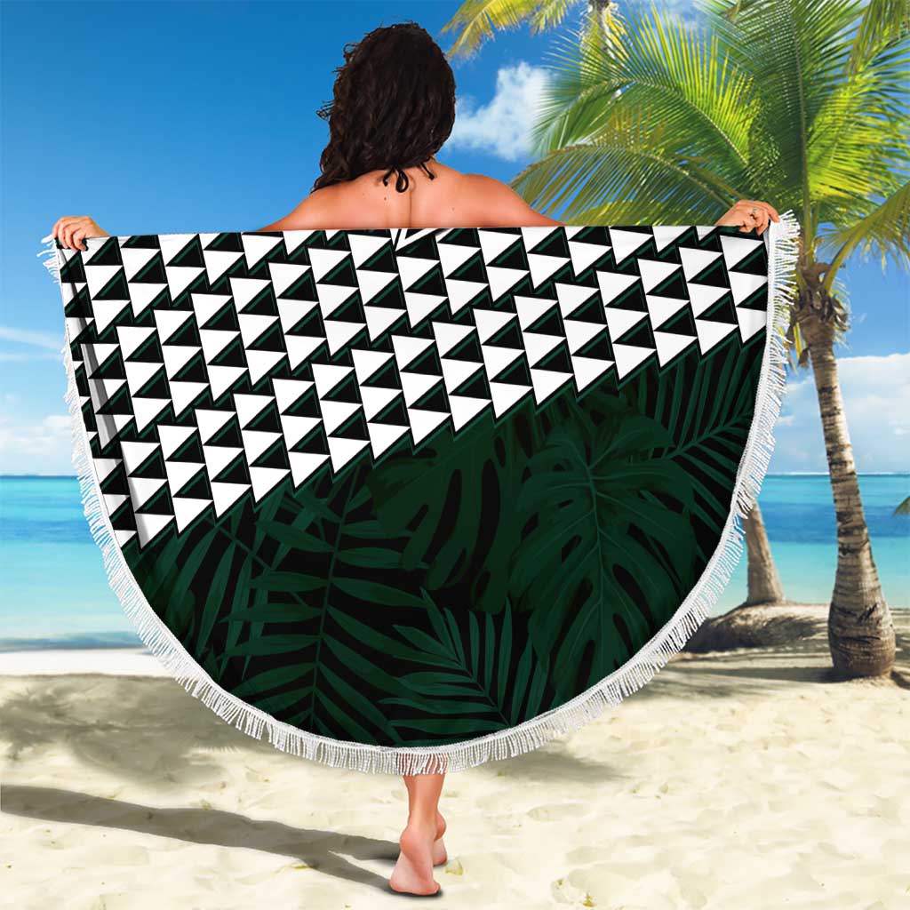 Rainbow Warriors Hawaii Personalized Palaka Beach Blanket - Polynesian Pride