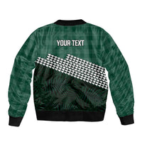 Rainbow Warriors Hawaii Personalized Palaka Bomber Jacket - Polynesian Pride