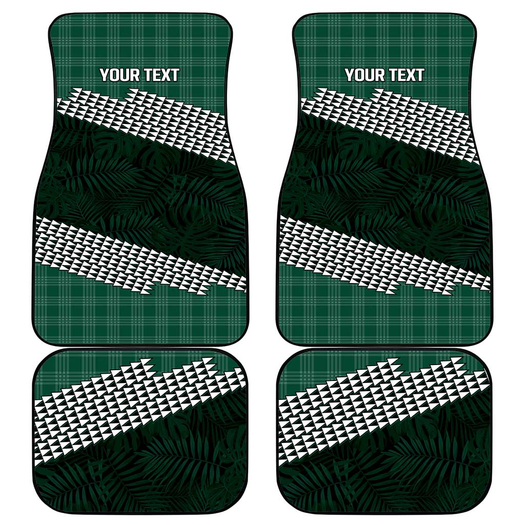 Rainbow Warriors Hawaii Personalized Palaka Car Mats - Polynesian Pride