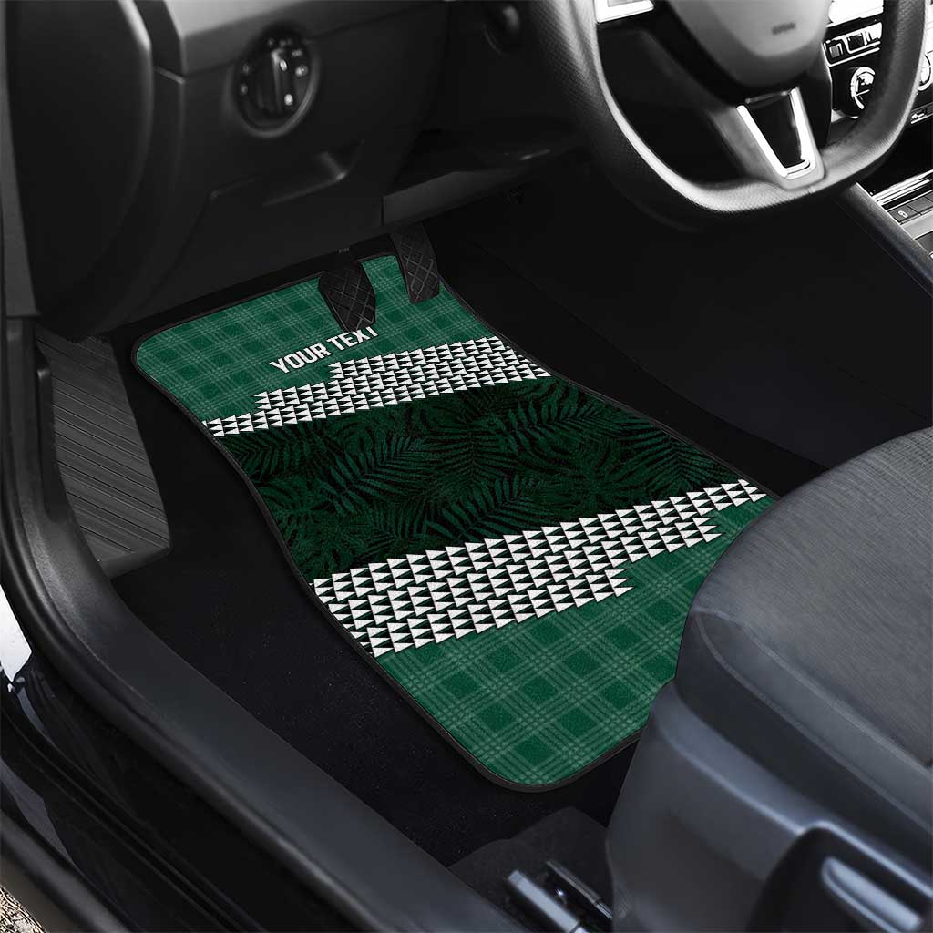 Rainbow Warriors Hawaii Personalized Palaka Car Mats - Polynesian Pride