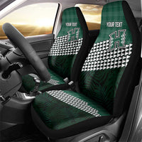 Rainbow Warriors Hawaii Personalized Palaka Car Seat Cover - Polynesian Pride