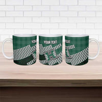 Rainbow Warriors Hawaii Personalized Palaka Ceramic Mug LT7 - Polynesian Pride