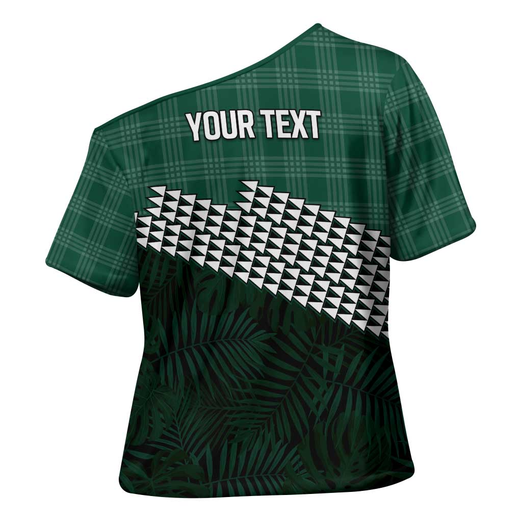 Rainbow Warriors Hawaii Personalized Palaka Cross Shoulder Shirt LT7 - Polynesian Pride