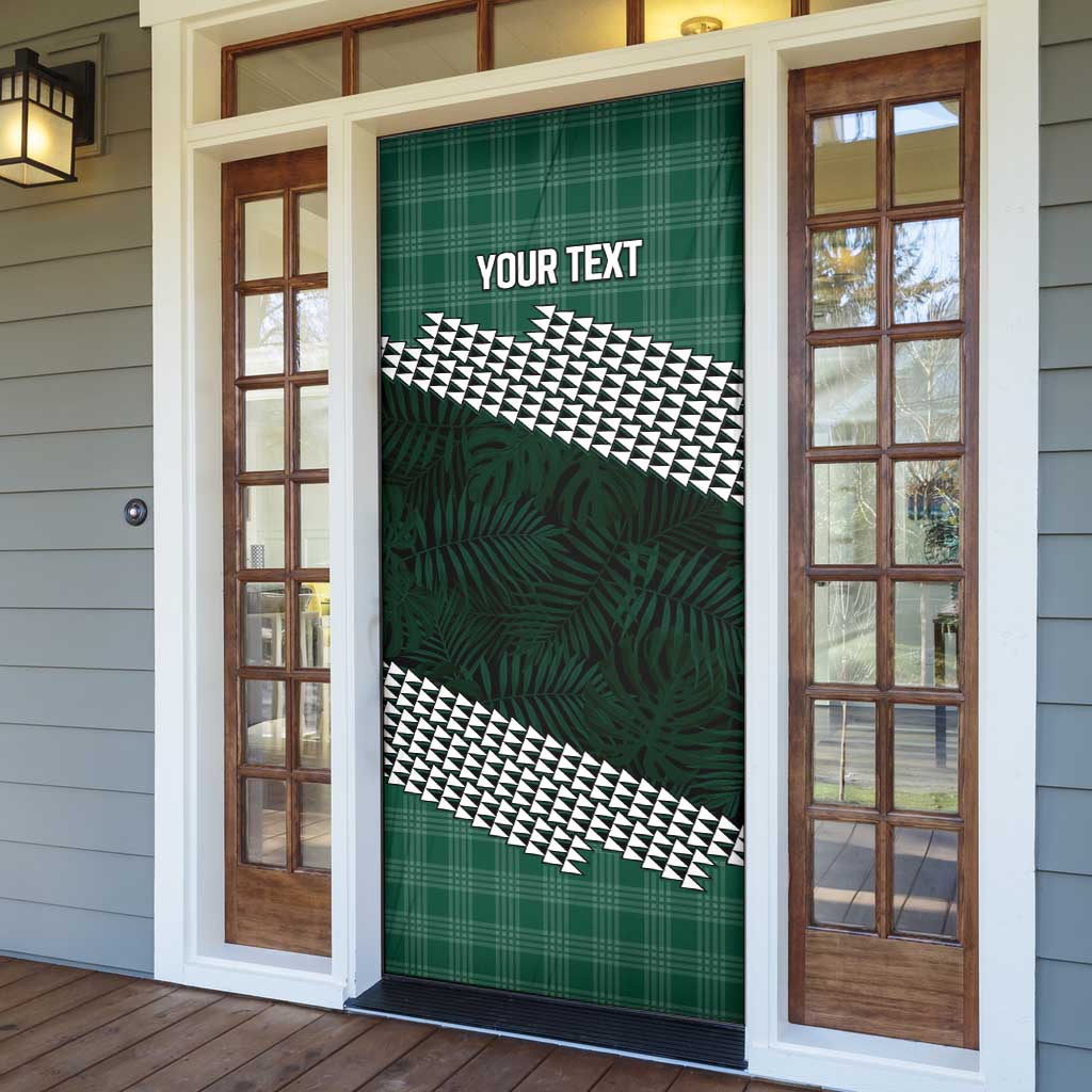 Rainbow Warriors Hawaii Personalized Palaka Door Cover LT7 - Polynesian Pride