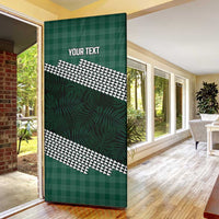 Rainbow Warriors Hawaii Personalized Palaka Door Cover LT7 - Polynesian Pride