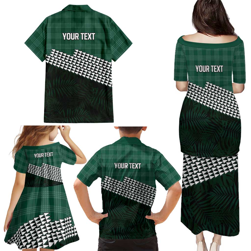 Rainbow Warriors Hawaii Personalized Palaka Family Matching Puletasi and Hawaiian Shirt LT7 - Polynesian Pride