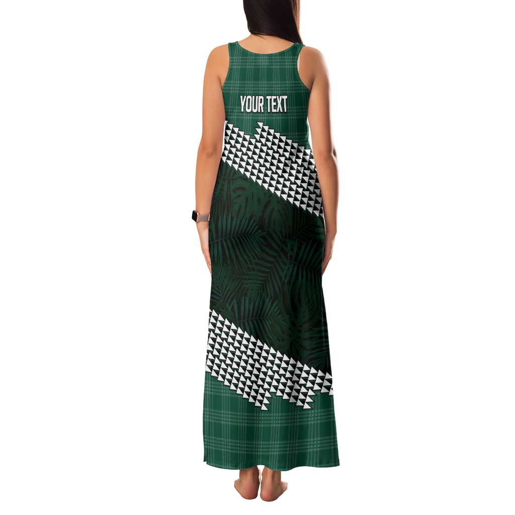 Rainbow Warriors Hawaii Personalized Palaka Family Matching Tank Maxi Dress and Hawaiian Shirt - Polynesian Pride