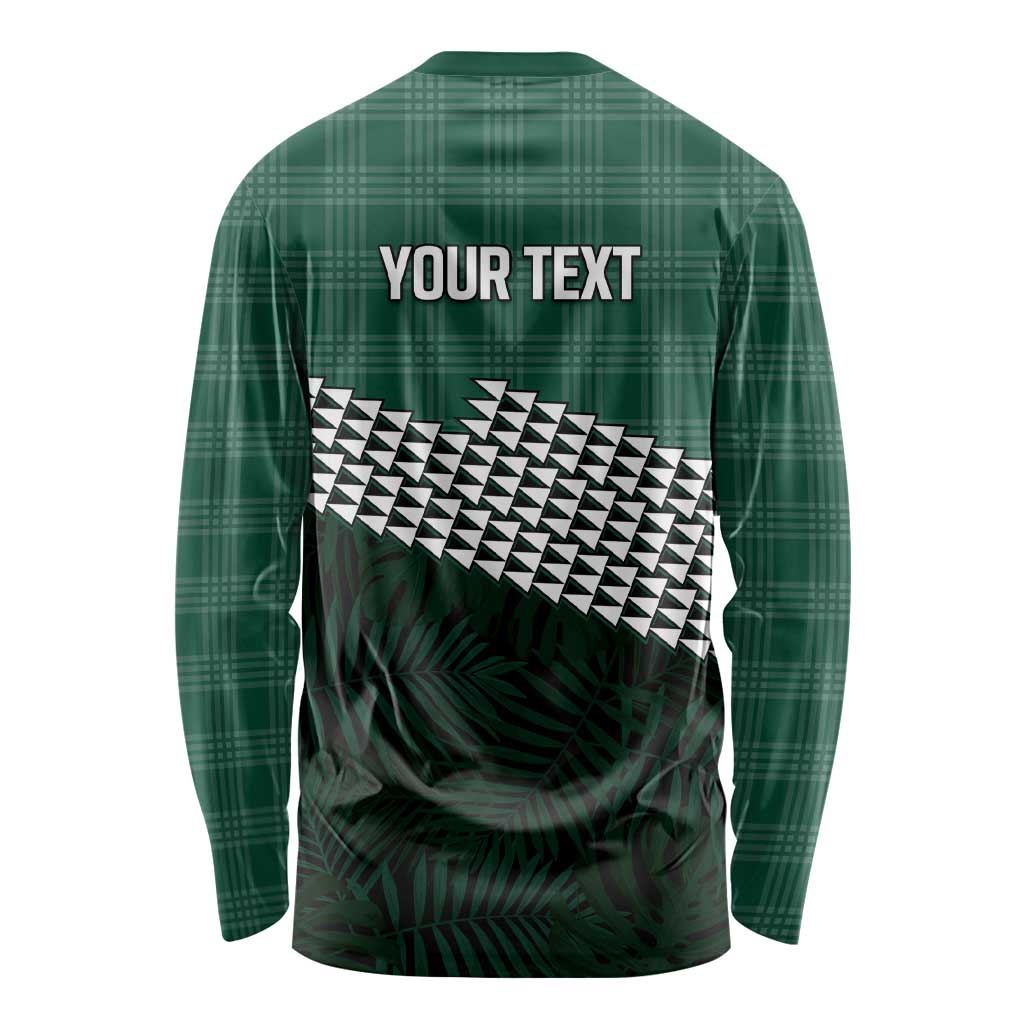 Rainbow Warriors Hawaii Personalized Palaka Long Sleeve Shirt LT7 - Polynesian Pride