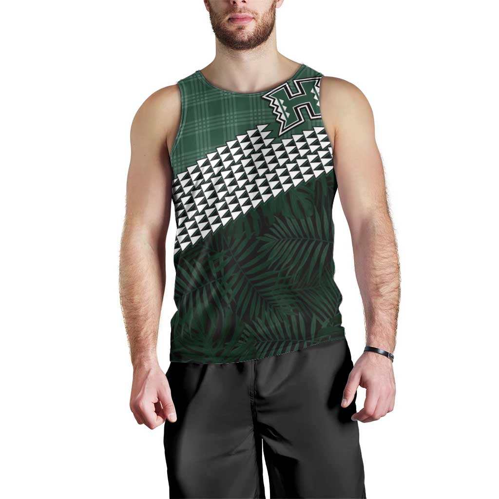 Rainbow Warriors Hawaii Personalized Palaka Men Tank Top LT7 - Polynesian Pride