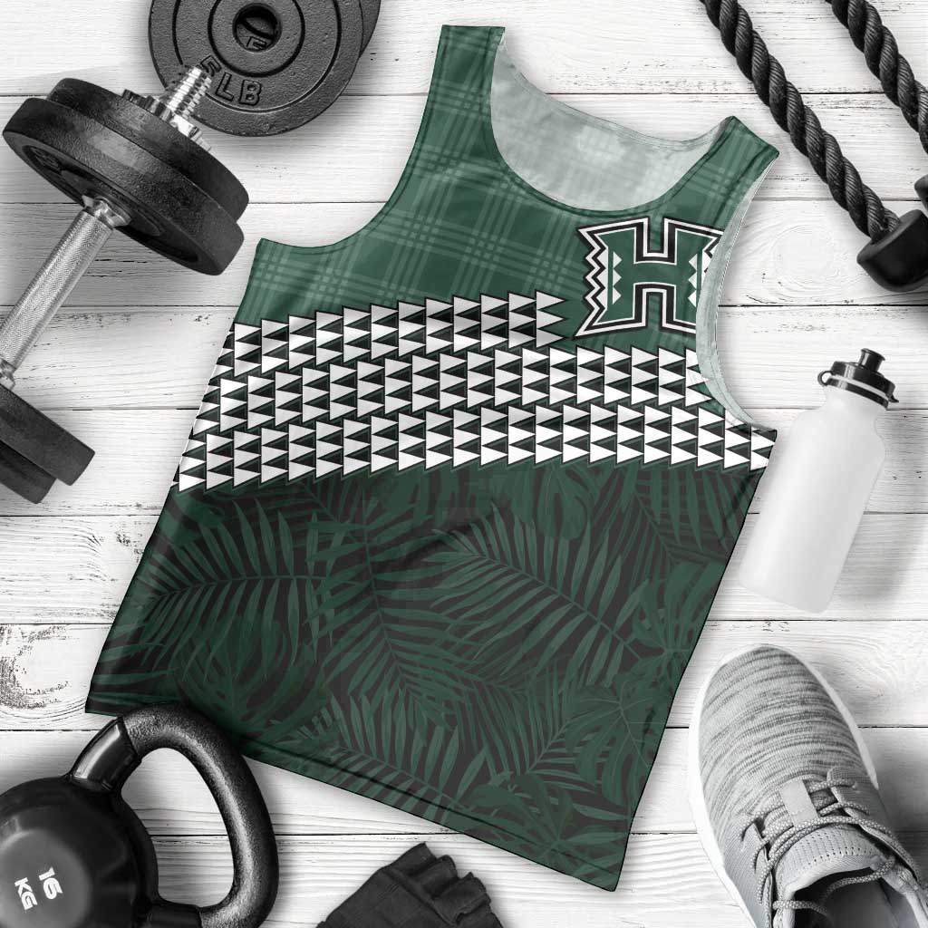 Rainbow Warriors Hawaii Personalized Palaka Men Tank Top LT7 - Polynesian Pride