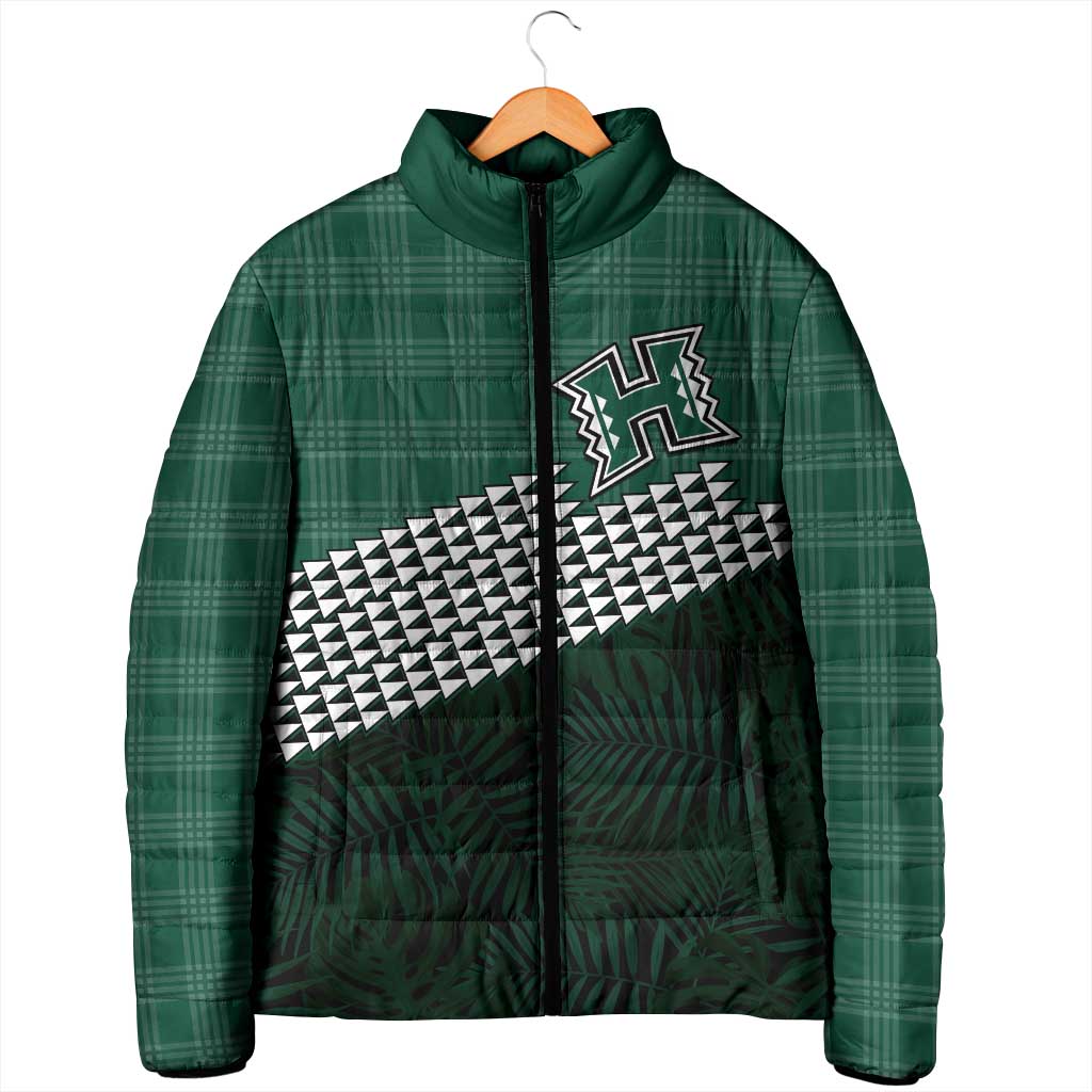 Rainbow Warriors Hawaii Personalized Palaka Padded Jacket LT7 - Polynesian Pride