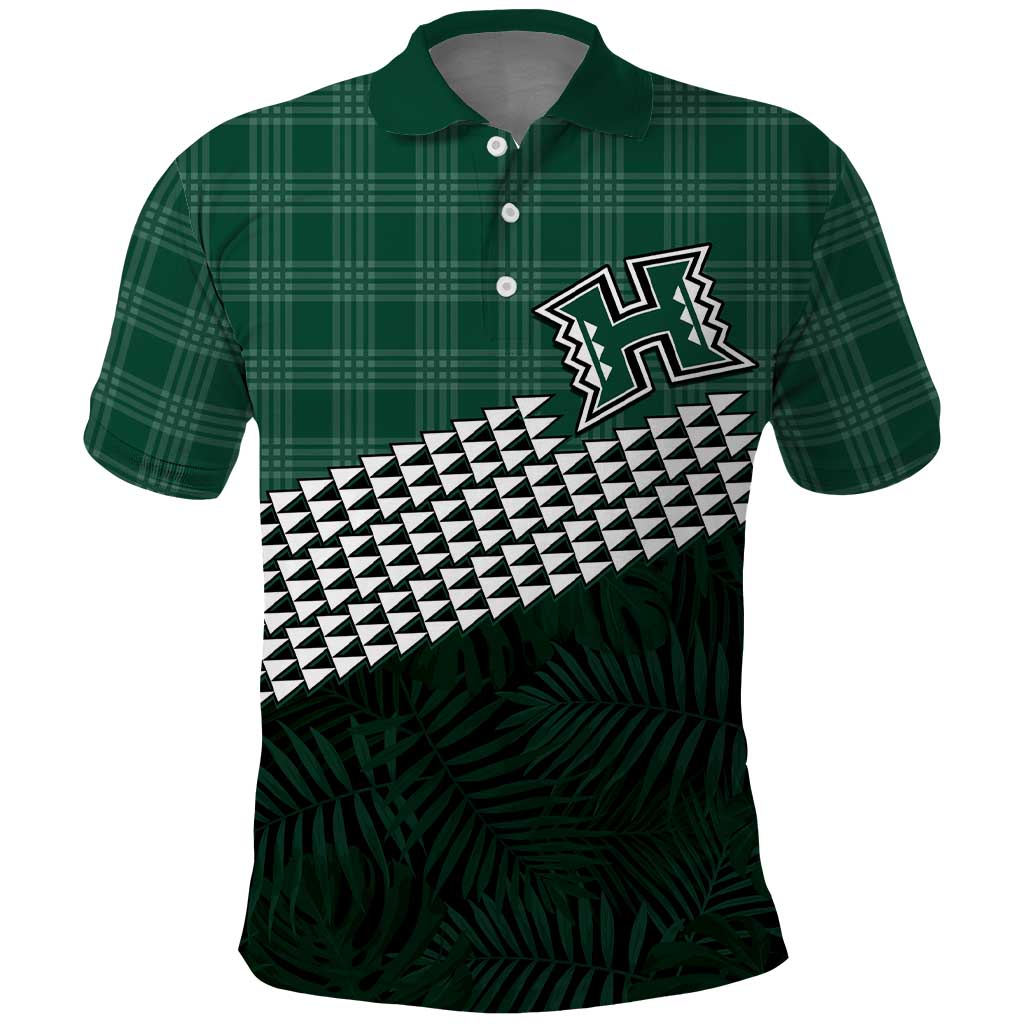 Rainbow Warriors Hawaii Personalized Palaka Polo Shirt - Polynesian Pride