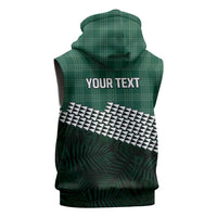 Rainbow Warriors Hawaii Personalized Palaka Sleeveless Hoodie LT7 - Polynesian Pride