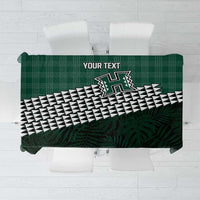 Rainbow Warriors Hawaii Personalized Palaka Tablecloth LT7 Green - Polynesian Pride