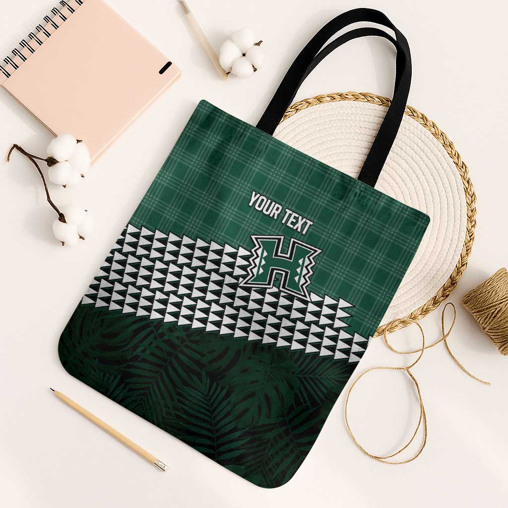 Rainbow Warriors Hawaii Personalized Palaka Tote Bag - Polynesian Pride