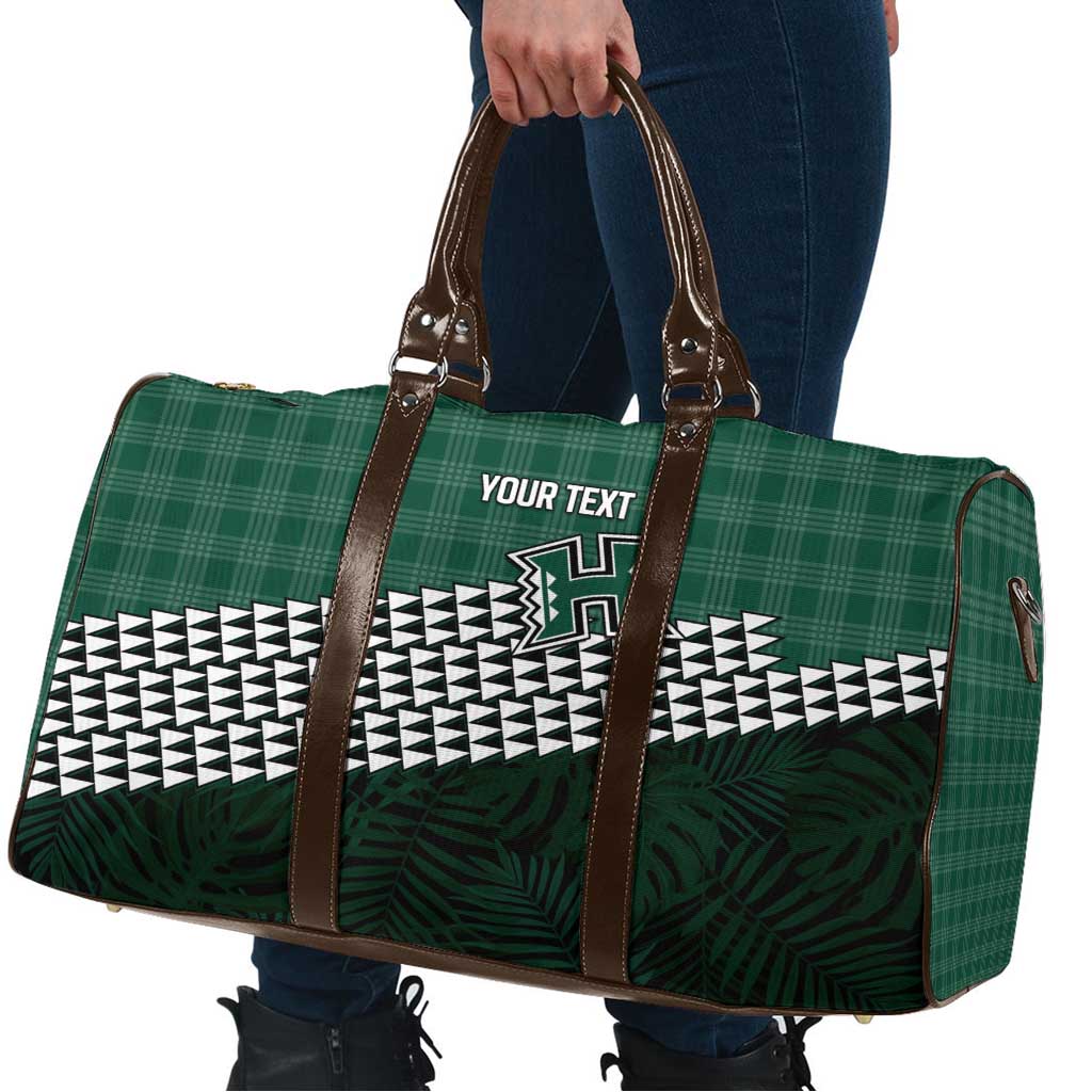 Rainbow Warriors Hawaii Personalized Palaka Travel Bag - Polynesian Pride