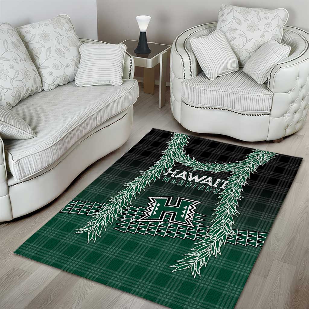 Rainbow Warriors Hawaii Palaka Area Rug Maile Lei - Polynesian Pride