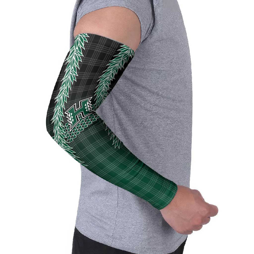 Rainbow Warriors Hawaii Palaka Arm Sleeves Maile Lei LT7 - Polynesian Pride