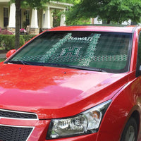 Rainbow Warriors Hawaii Palaka Auto Sun Shade Maile Lei - Polynesian Pride