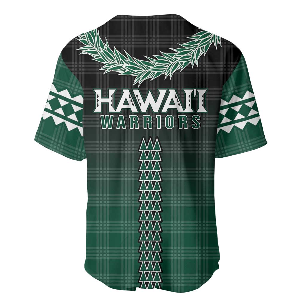 Rainbow Warriors Hawaii Palaka Baseball Jersey Maile Lei LT7 - Polynesian Pride