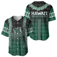 Rainbow Warriors Hawaii Palaka Baseball Jersey Maile Lei LT7 - Polynesian Pride