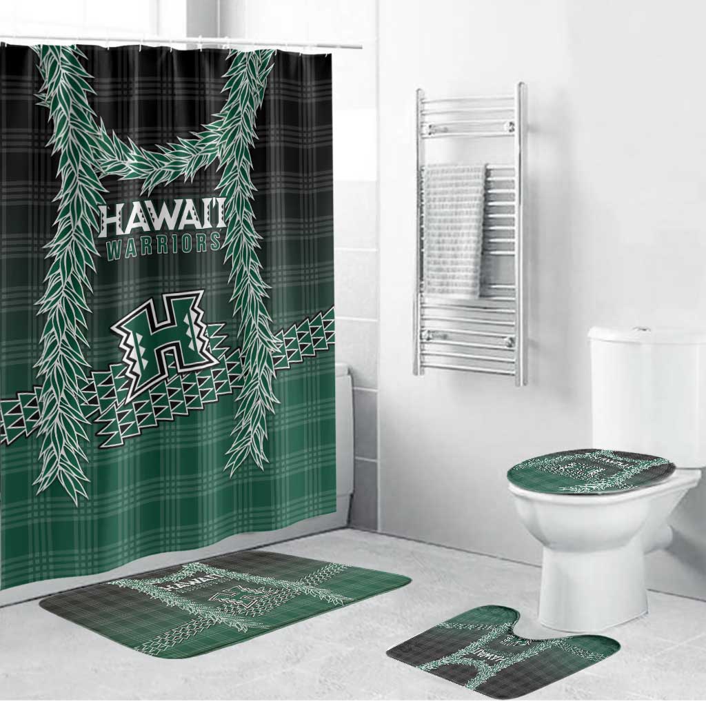 Rainbow Warriors Hawaii Palaka Bathroom Set Maile Lei - Polynesian Pride