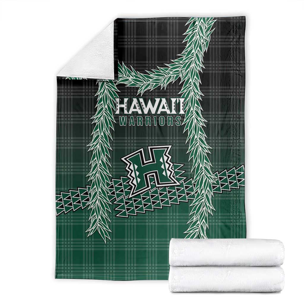 Rainbow Warriors Hawaii Palaka Blanket Maile Lei - Polynesian Pride