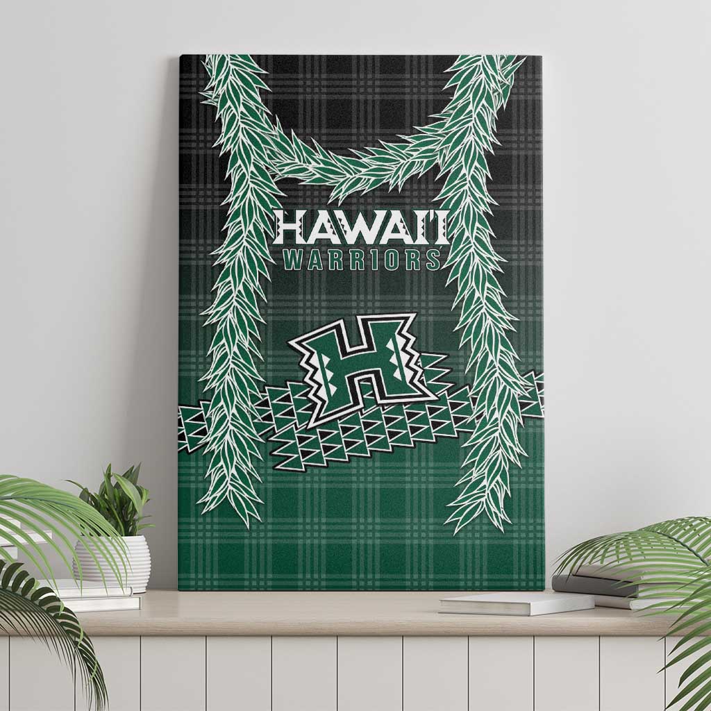 Rainbow Warriors Hawaii Palaka Canvas Wall Art Maile Lei LT7 - Polynesian Pride