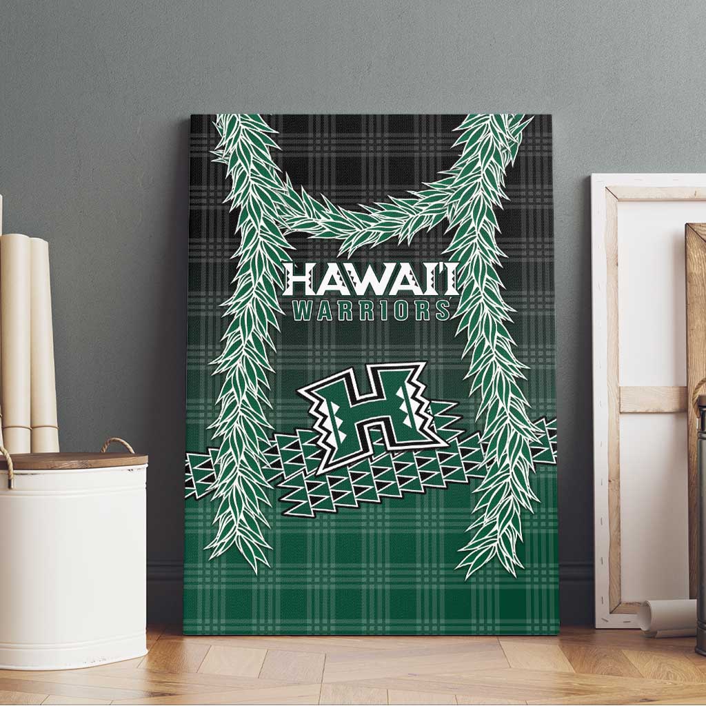 Rainbow Warriors Hawaii Palaka Canvas Wall Art Maile Lei LT7 - Polynesian Pride