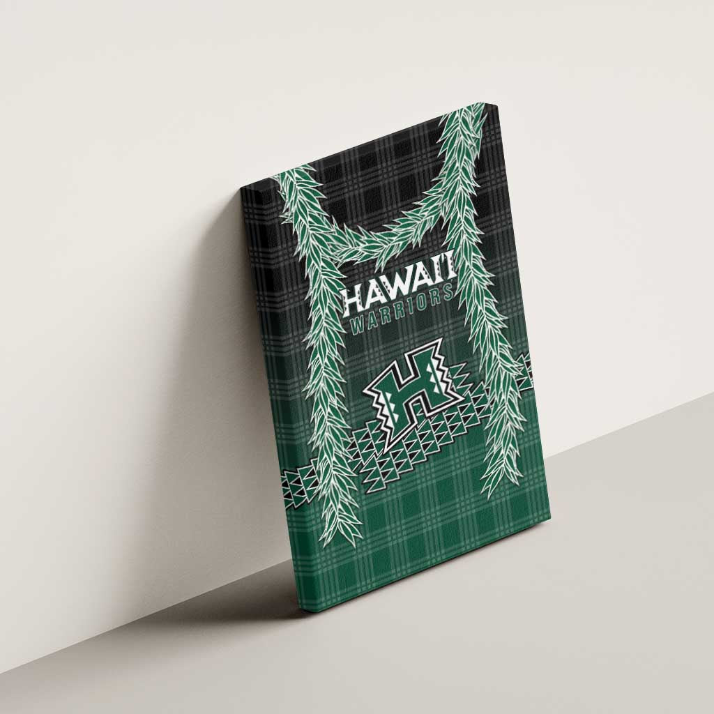 Rainbow Warriors Hawaii Palaka Canvas Wall Art Maile Lei LT7 - Polynesian Pride