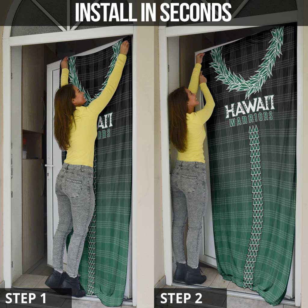 Rainbow Warriors Hawaii Palaka Door Cover Maile Lei LT7 - Polynesian Pride
