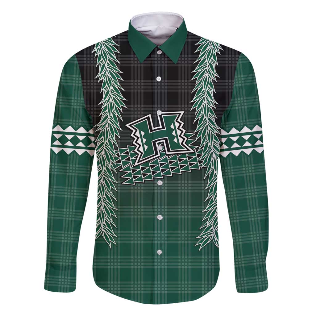 Rainbow Warriors Hawaii Palaka Family Matching Summer Maxi Dress and Hawaiian Shirt Maile Lei - Polynesian Pride