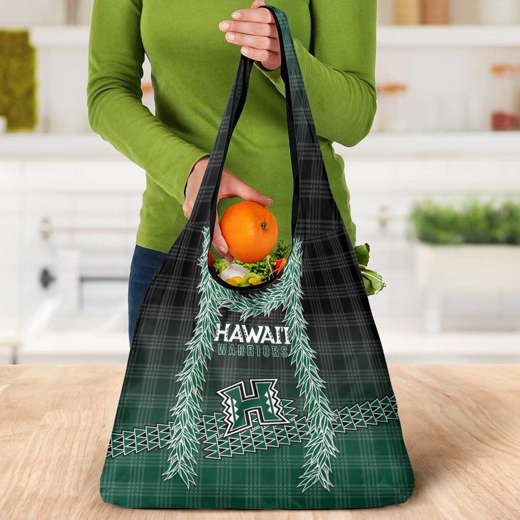 Rainbow Warriors Hawaii Palaka Grocery Bag Maile Lei - Polynesian Pride