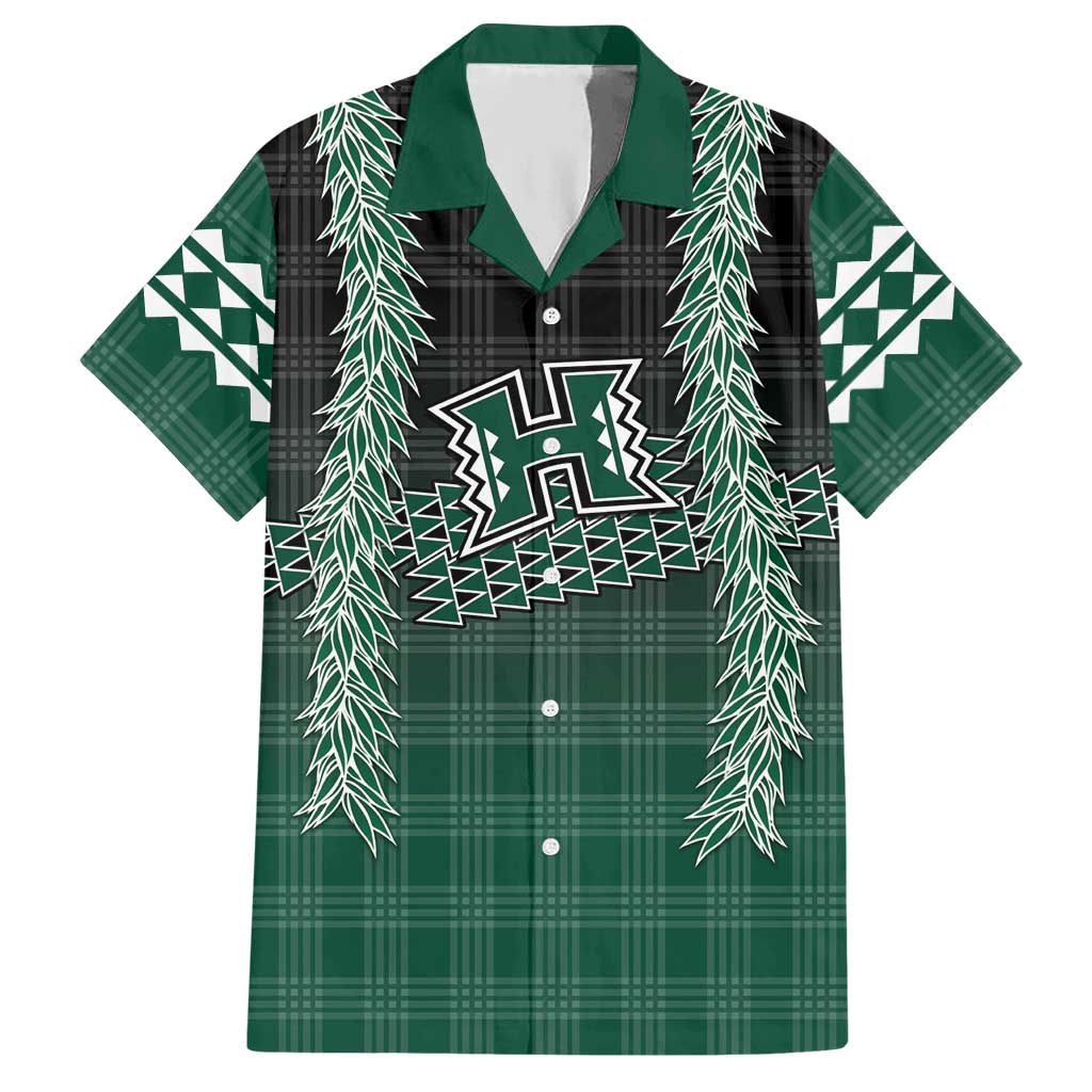 Rainbow Warriors Hawaii Palaka Hawaiian Shirt Maile Lei - Polynesian Pride